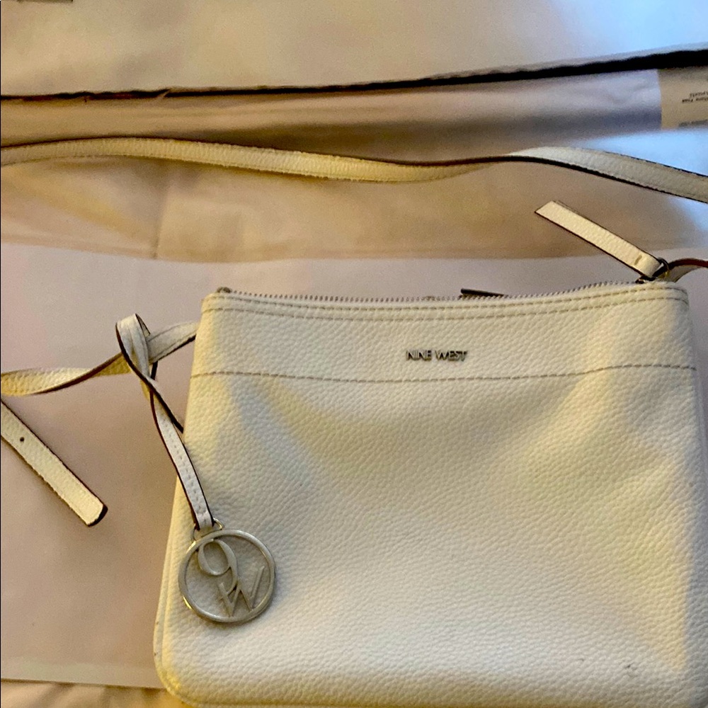 Nine West Cream Crossbody Bag